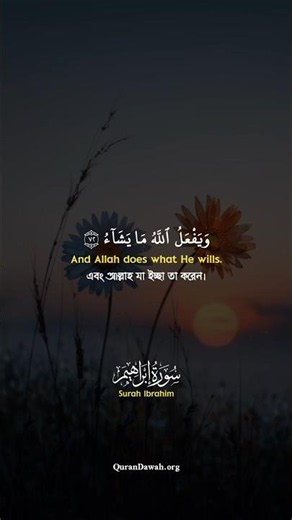Surah Ibrahim Beautiful Recitation with English & Bangla Translation