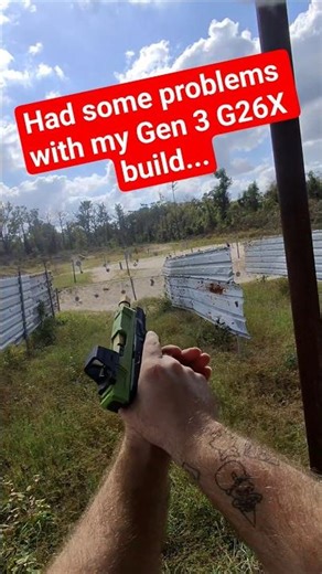 Glock 26X Gen 3 build failure. G26X. M1X. Glockstore.