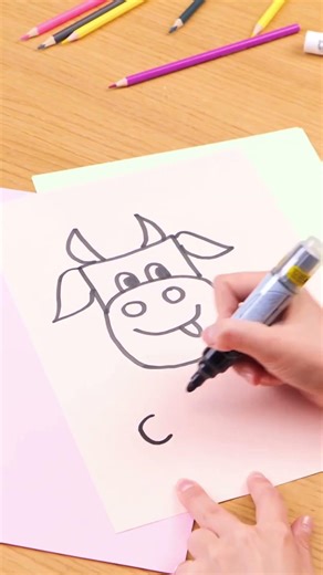 Numbers → Cute Drawings in Seconds! 😳✏️ #ArtHack