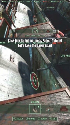 Barge Hull at Egret no mods Fallout Tutorial