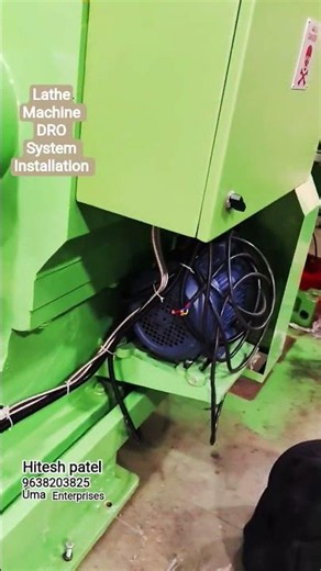 lathe machine DRO system installation.supplier and service #technology #engineering #marketing