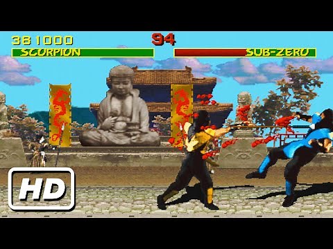 Mortal Kombat (1992) - Full Scorpion Playthrough (1080p 60fps)