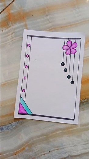 6 beautiful borderdesigns for project #frontpage #assignment #drawing #projectwork #shortsfeed