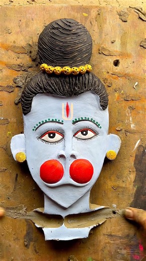 Hanuman murti making/bajrangbali idol making/hanuman idol making #shorts