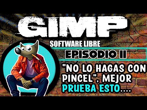 Lo Que Oculta la Herramienta Pincel en GIMP 😱