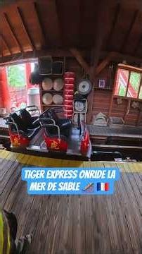 Tiger Express Onride La Mer de Sable 🎢 🇫🇷 #rollercoaster #adrenaline #ride #themepark #viral #fyp