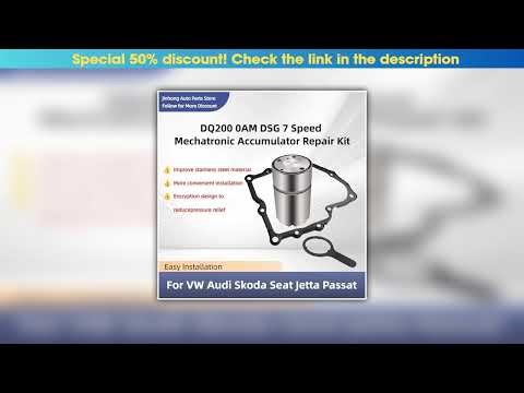 Top DQ200 0AM DSG7 7-Speed Transmission Valve Body Repair Kit Improved Mechatronic Accumulator for•