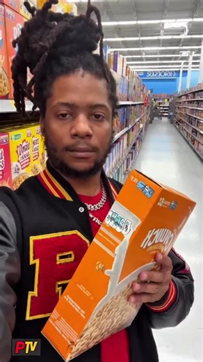 Why is a rat chewing through the cereal box?? Bro trying to get breakfast early.