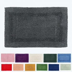 Luxury Reversible 100% Cotton Bath Mat – Super Absorbent, Soft, 50x80cm, Hand-tufted, Eco-friendly, 12 Colours, Machine Washable - Etsy UK