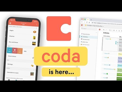 Coda 1.0 is here... + new Mobile app 🎉
