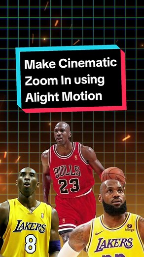 Cinematic Zoom In with Alight Motion