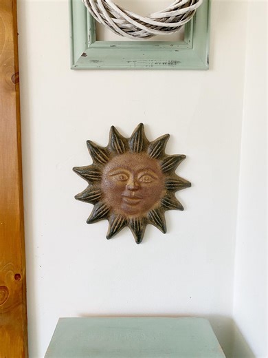 Mexican Pottery Sun, Vintage Ceramic Sun Face Wall Art – Rustic Terracotta Style Wall Hanging, Boho Home Decor - Etsy
