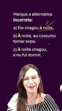 Português para Concursos | Crase | Locuções Adverbiais Femininas