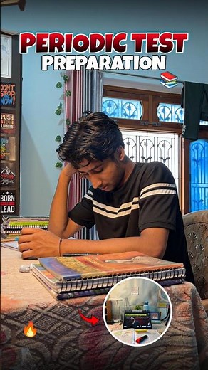 Periodic Test preparation 12th Grader 📚🔥 | #shorts #class12 #studyvlog #trending