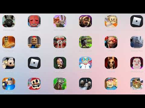 Roblox,Escape The Petshop,Zoonomaly Barry's,Witch Cry,The Carnival Obby,Mr Yummy,Tung Tung Police