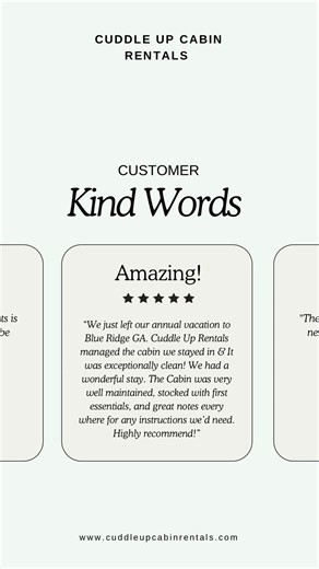 We are so grateful for reviews like this! ❤️ Thank you for choosing Cuddle Up Cabin Rentals for your annual Blue Ridge getaway. | Cuddle Up Cabin Rentals | Facebook