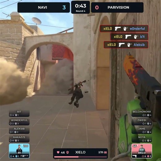 XiELO Gets Triple with Deagle Then Finishes Fourth #blast #rotterdam #cs #cs2