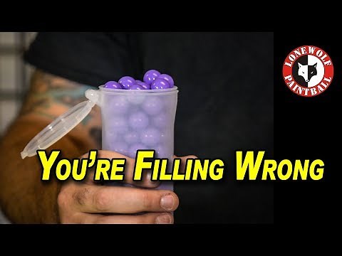 How to Fill a Paint Pod Correctly | Lone Wolf Paintball Michigan