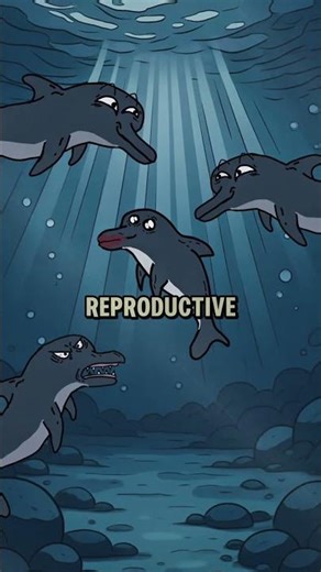 The Dark Side of Dolphin Behavior 😳🐬 #dolphin #sea #mating