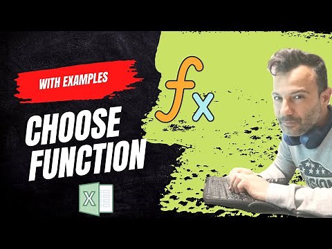 How to use the Excel CHOOSE Function | with EXAMPLES
