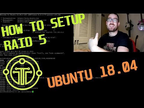 Setup a RAID5 Array on Ubuntu Server 18.04