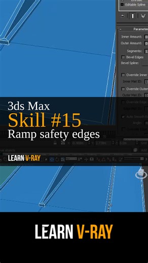 1.8K views · 11 reactions | In the previous max tricks video we explained how to model ramps. When you do it that way you can get edge details like this in just seconds. So yes, you save a lot of time! 邏 #learnvray #3d #3dsmax #modeling #wood #doors #interiors #tutorials | Learn V-Ray | Facebook