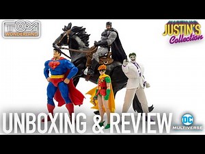 Batman, Superman, Robin & Joker The Dark Knight Returns DC Multiverse Unboxing & Review