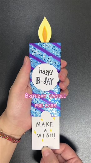 DIY Pull Up Paper Birthday Card Tutorial
