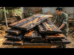 Everyone Ignored This Old Boat Wood — The Final Result Is Shocking