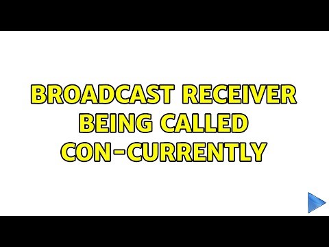Broadcast Receiver being called con-currently