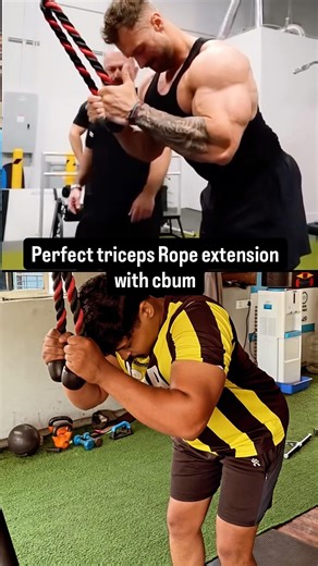 Train Triceps Like CBum 💪 Rope Extension Form Guide