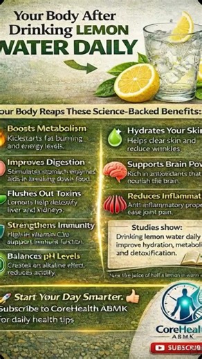 What Happens to Your Body When You Drink Lemon Water DAILY?
