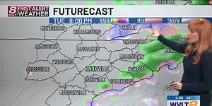 Mild ahead of another front, rain to mountain snow for the new year