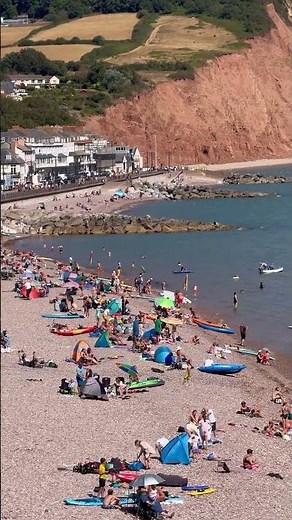 Is this the most colorful town in England? 🎨 #sidmouth #devon #uktravel
