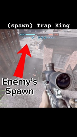 Cheeky sniper trap