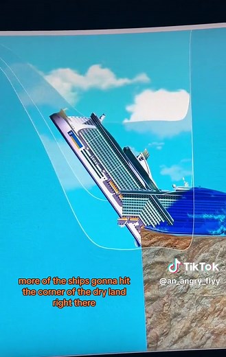 That ship flooded instantly! #floatingsandbox #asmr #royalcaribbean #cruiseship #titanic #costaconcordia #tsunami #runaground #oddlysatisfying #fyp #simulation