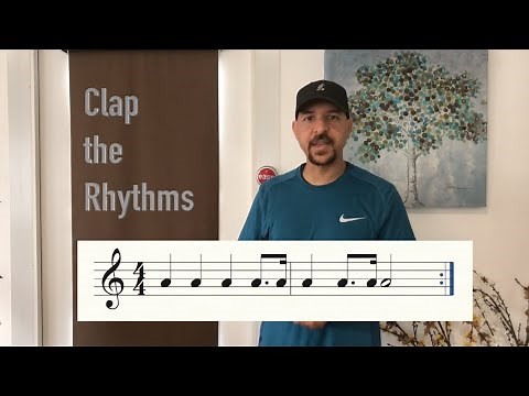 Rhythm Clapping with Mr. Gordon - Episode 2 - learn to read music - clap along!!!