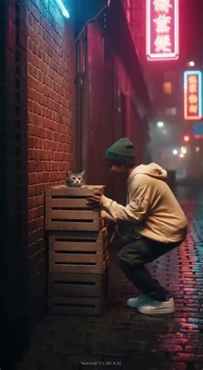 Street Cam: Unexpected Cat Rescue in Urban Alley