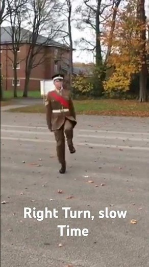 Right Turn On The March-Slow Time #army #marching #military #militaryceremony #cadet #armyparade