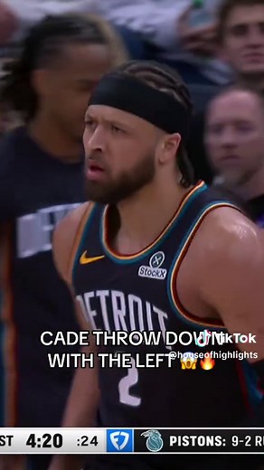 Cade Cunningham's Impressive Left-Hand Dunk