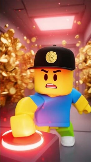 FREE ROBUX Test… The Red Button Trapped Me 😱 #shorts