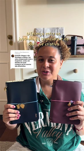 Replying to @Pele Radiante diferença entre os journals da tropiclara para o da boutique criativa ⭐️ #journaltok #aesthetic #cozyvibes #journal #bulletjournal