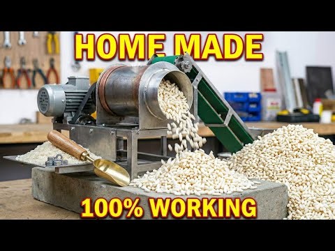Have you ever seen a 100% Working Miniature Murmura Factory? 🍚🔥#MiniatureEngineering #Satisfying#ai