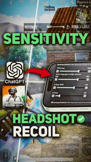 Copy the Prompt From Description #sensitivity #bgmi