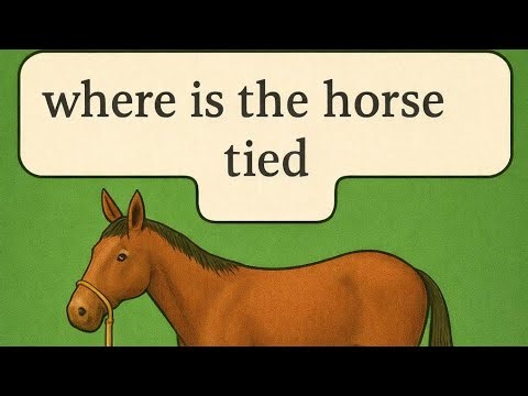 Where Is the Horse Tied? 🤔 | Brain Teaser Puzzle