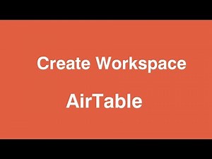 Airtable Create New Workspace