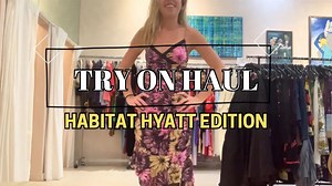 Habitat Hyatt Vintage Try-On Haul | Lavish Laura Hauls & Hustles 11:28 nip in mirror use .25x it's quick. Lots of other close calls throughout vid - YTboob