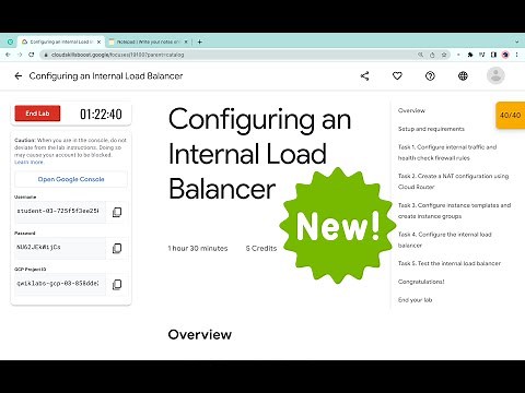 [NEW2023] Configuring an Internal Load Balancer || #qwiklabs || #coursera || [With Explanation🗣️]