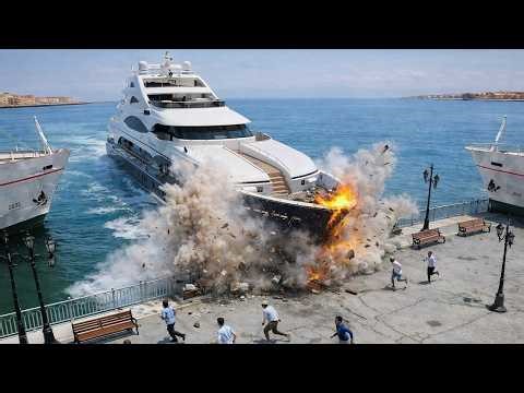 Massive Ship Accidents Caught On Camera 🚢 Incredible Moments You Won’t Forget #4