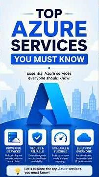 Top 10 Azure Services Every Cloud Engineer Should Know #ai #azure #azurecloud #AzureServices